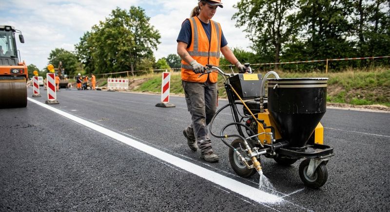 Asphalt Painting in Lawrenceville, GA