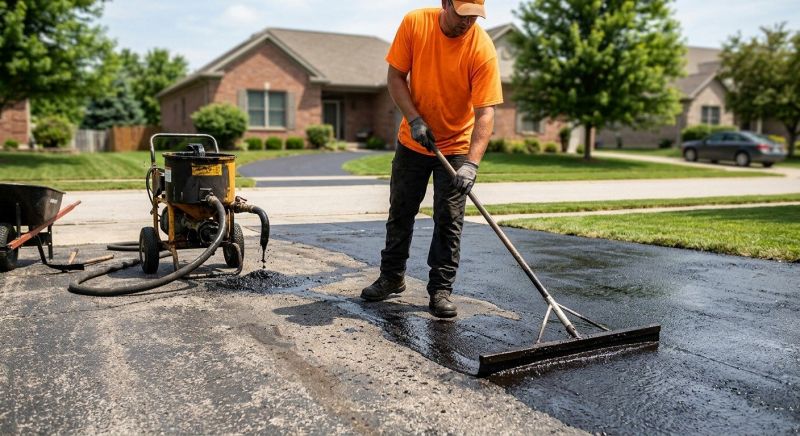 Asphalt Slurry Sealing in San Antonio, TX