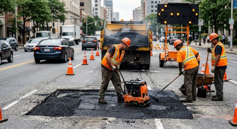 Commercial Pothole Repair in Little Rock, AR