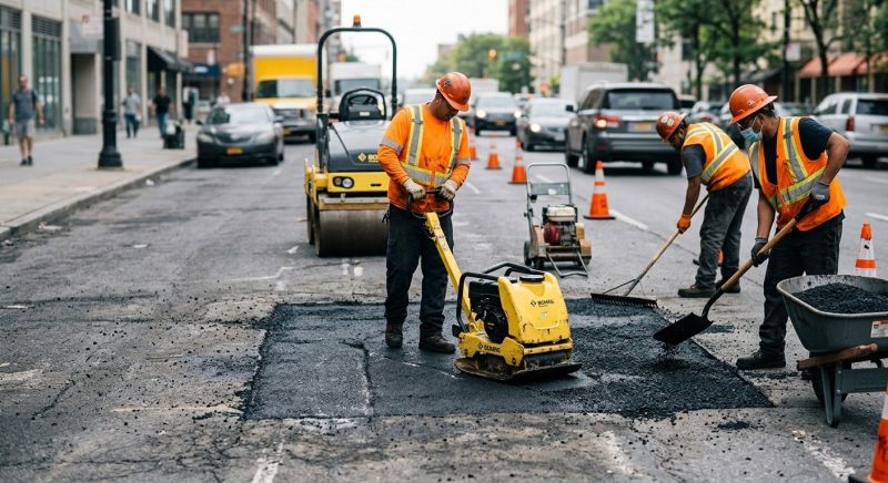 Commercial Pothole Repair in San Diego County, CA