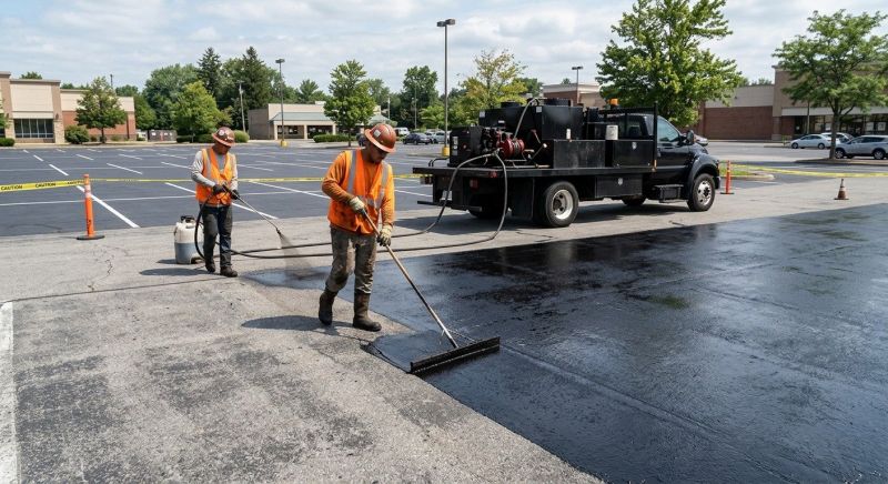 Lot Sealcoating in Greenville, SC