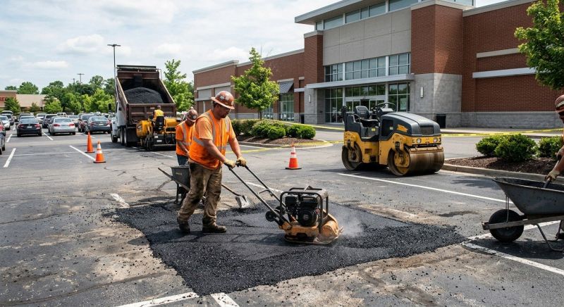 Parking Lot Repair in Little Rock, AR