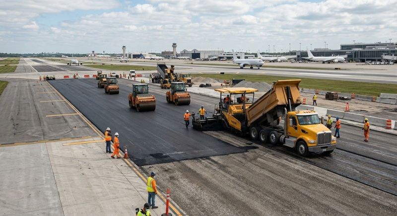 Airport Paving in Los Angeles, CA