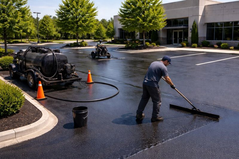 Asphalt Parking Lot Sealing in San Antonio, TX