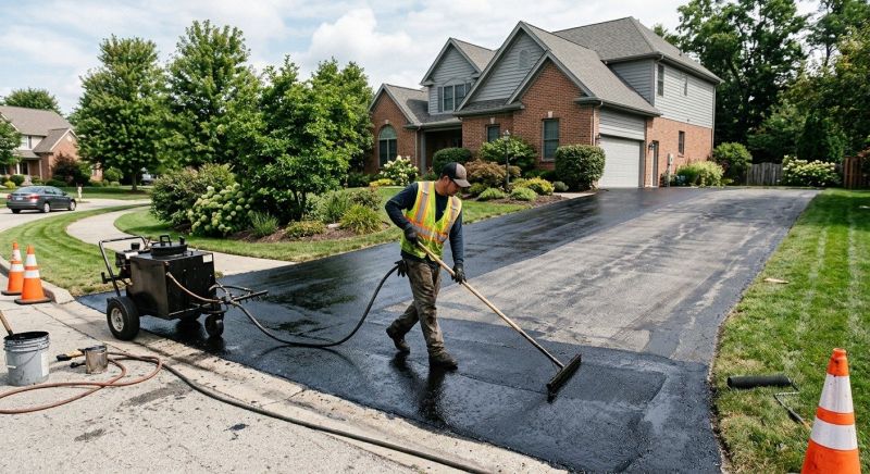 Asphalt Recoating in Greenville, SC