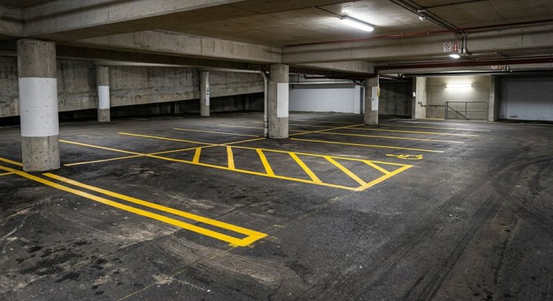 Asphalt Striping in Lawrenceville, GA
