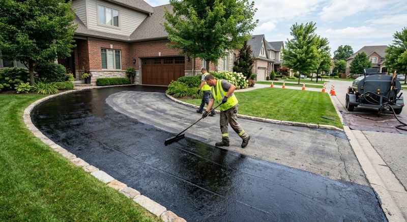 Blacktop Sealcoating in Grand Rapids, MI