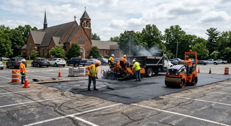 Church Parking Lot Repair in Los Angeles, CA