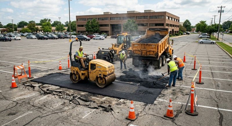 Church Parking Lot Repair in Pasadena, CA