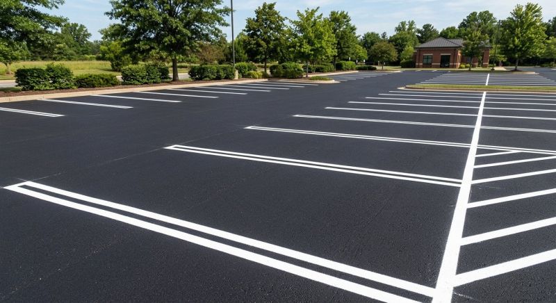 Church Parking Lot Striping in Roswell, GA