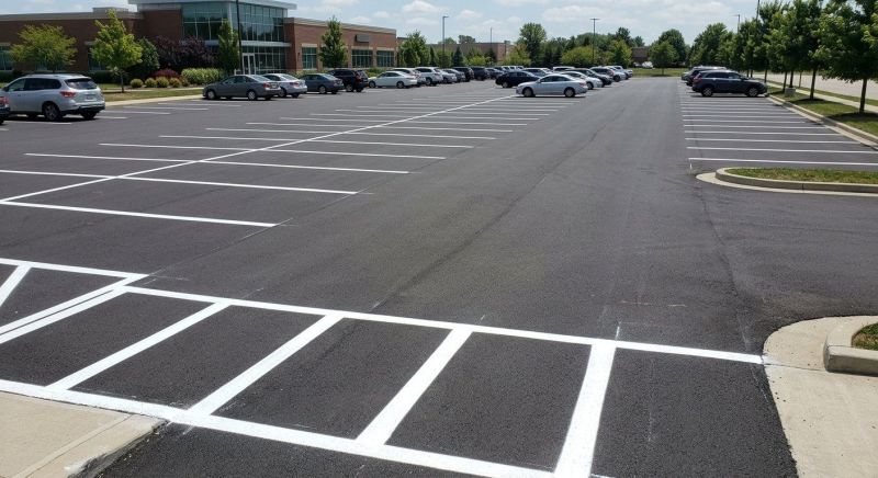 Church Parking Lot Striping in Alpharetta, GA