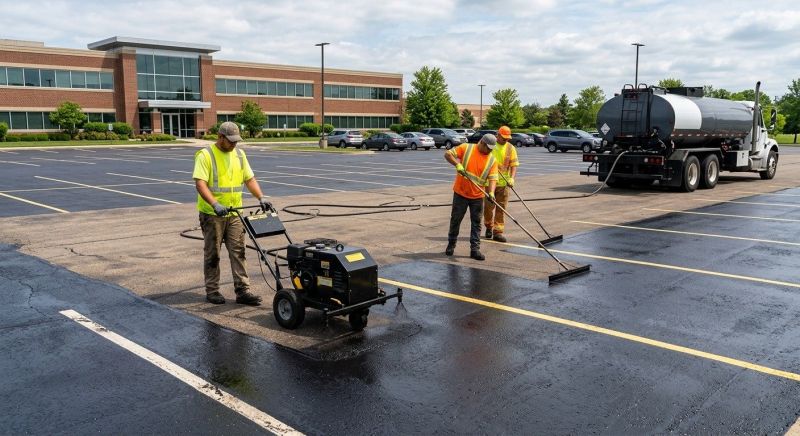 Commercial Parking Lot Sealing in Denver, CO