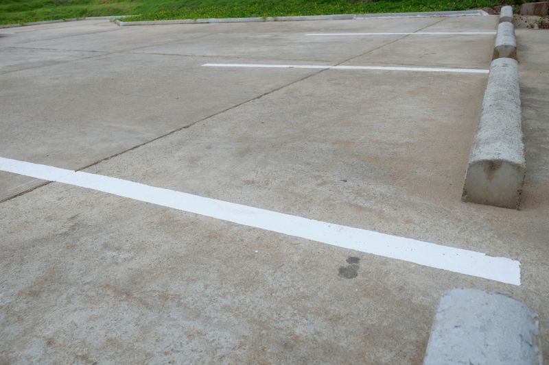 Concrete Parking Lot Striping in Suwanee, GA