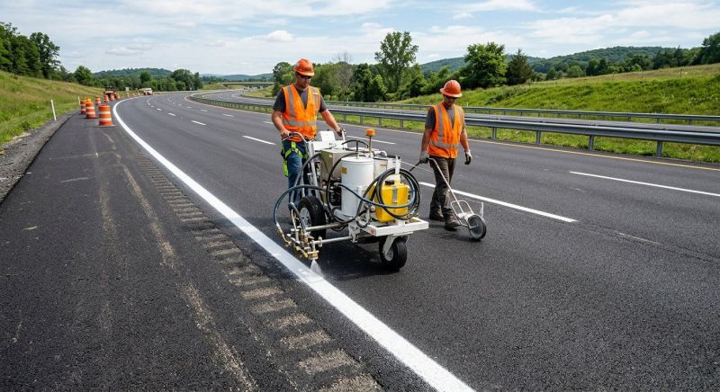 Line Striping Service in Roswell, GA