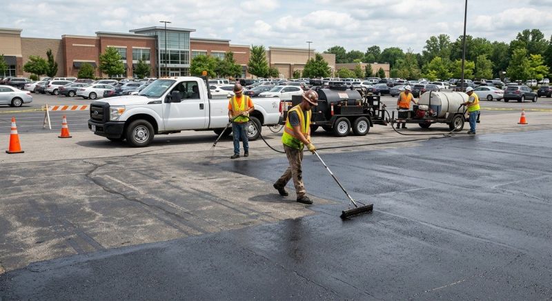 Lot Sealcoating in Greenville, SC