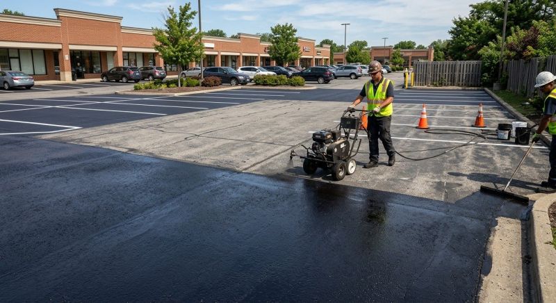 Lot Sealcoating in Greenville, SC