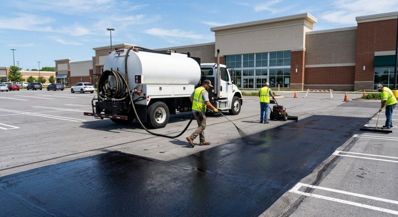 Lot Sealcoating in Greenville, SC