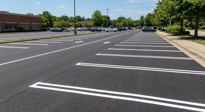 Parking Area Striping in Suwanee, GA