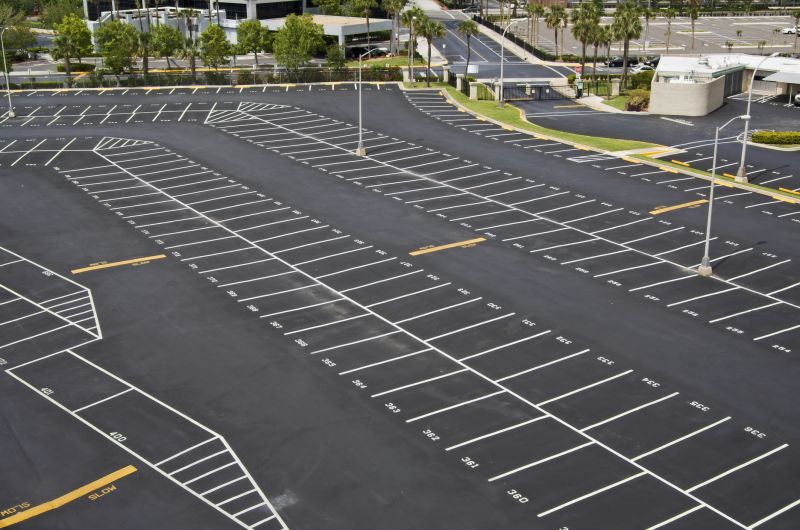 Parking Area Striping in Alpharetta, GA