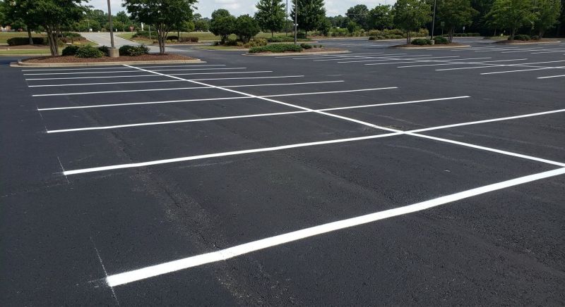 Parking Garage Striping in Roswell, GA
