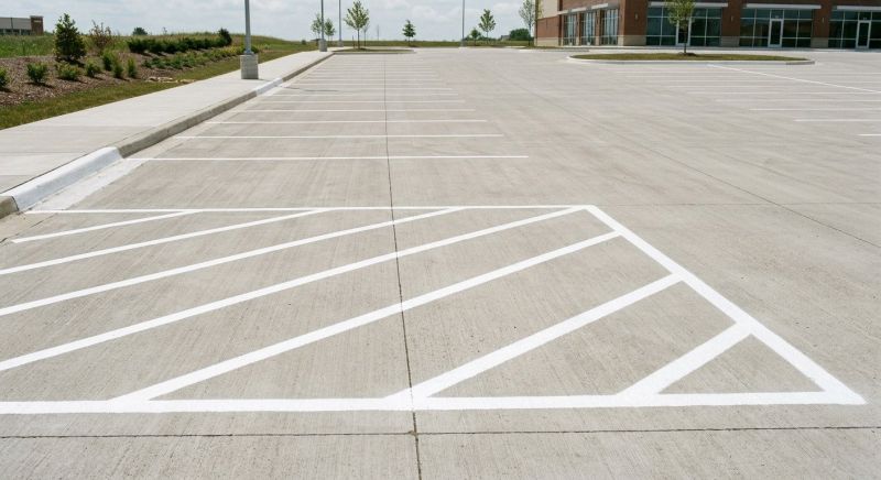 Parking Garage Striping in Suwanee, GA