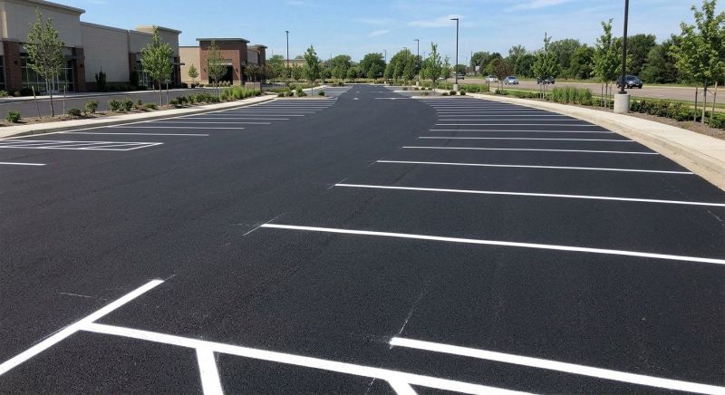 Parking Garage Striping in Suwanee, GA