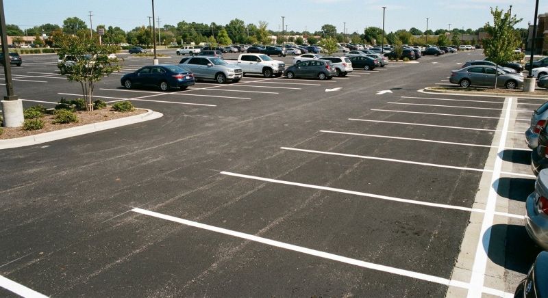 Parking Garage Striping in Suwanee, GA
