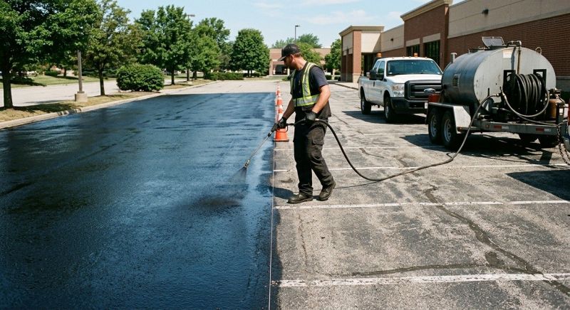 Parking Lot Sealcoating in San Antonio, TX