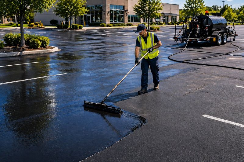 Parking Lot Sealcoating in San Antonio, TX