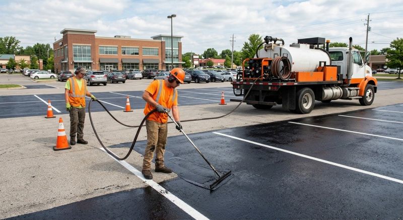 Parking Lot Sealcoating in San Antonio, TX