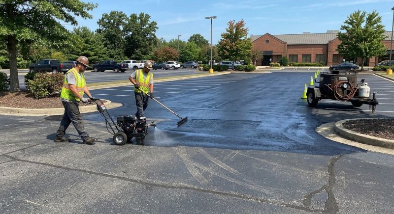 Parking Lot Sealcoating in Grand Rapids, MI
