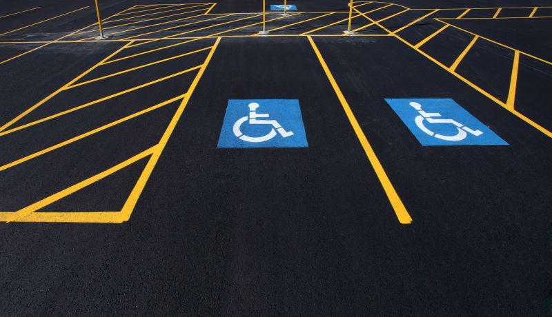 Parking Space Marking in Roswell, GA