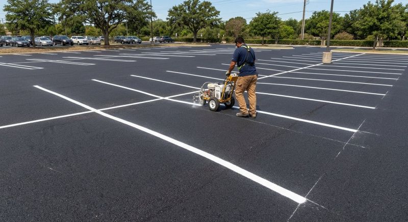 Pavement Striping Service in Roswell, GA