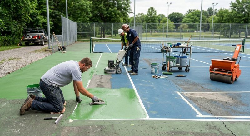 Sports Court Resurfacing in Sarasota, FL