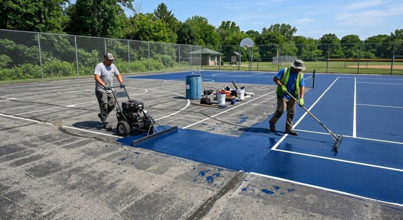 Sports Court Resurfacing in Columbus, OH