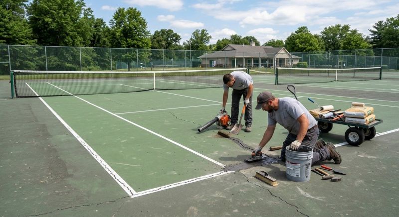 Sports Court Resurfacing in Greenville, SC