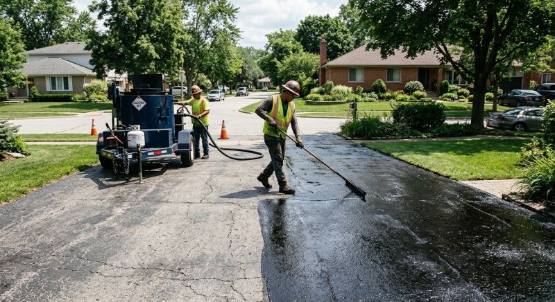 Tar Driveway Sealing in Tampa, FL
