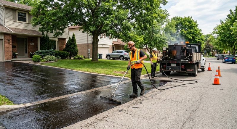 Tar Driveway Sealing in Columbus, OH
