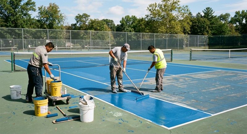 Tennis Court Repair Service in Columbus, OH